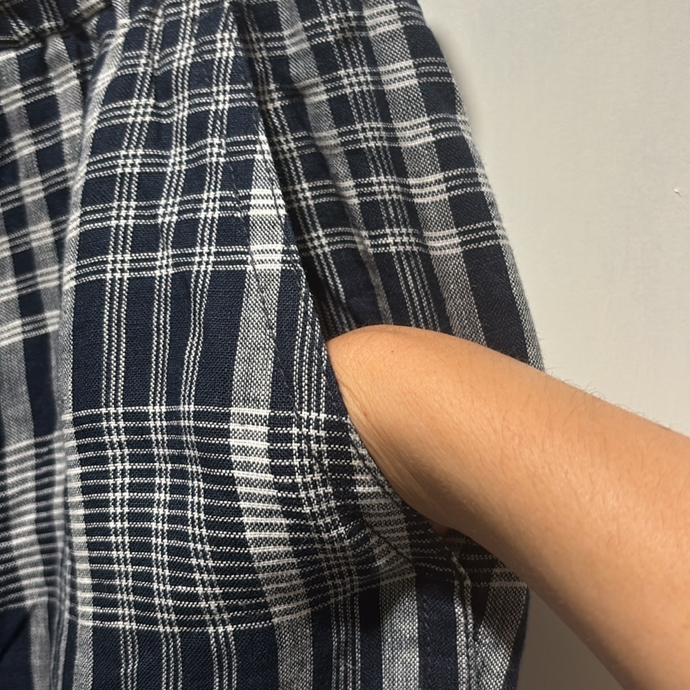 New EVERLANE plaid barrel pants - Picture 5 of 11